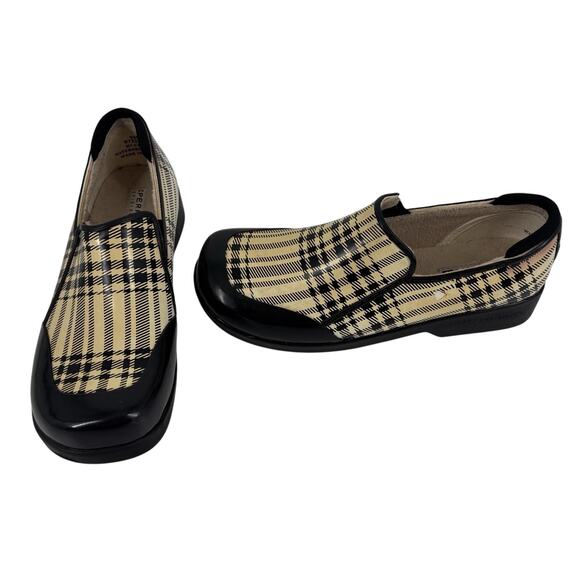 Sperry Topsiders Women's Sz 9 Yellow/Black Plaid Shoes Waterproof Outdoor Rain - Picture 3 of 12